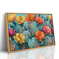 Cactus Bloom, Speckled Turquoise