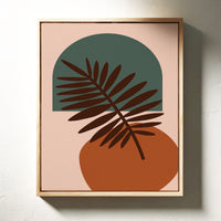 Foliage Dances Against Soft Canvas