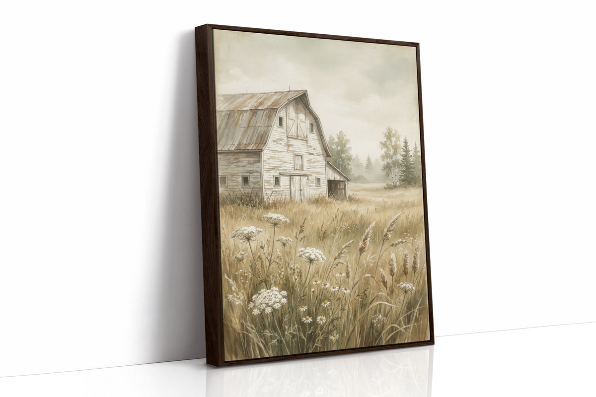 Weathered Barn in the Meadow
