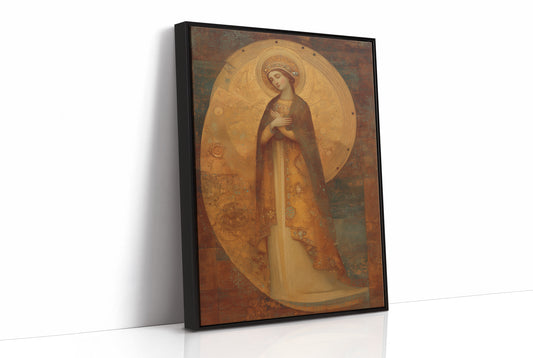 Gilded Devotion in Contemplative Silence