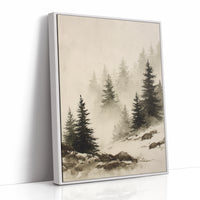Mist Over Timeless Pines