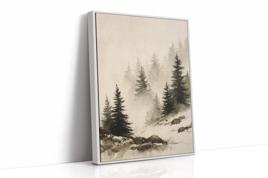Mist Over Timeless Pines