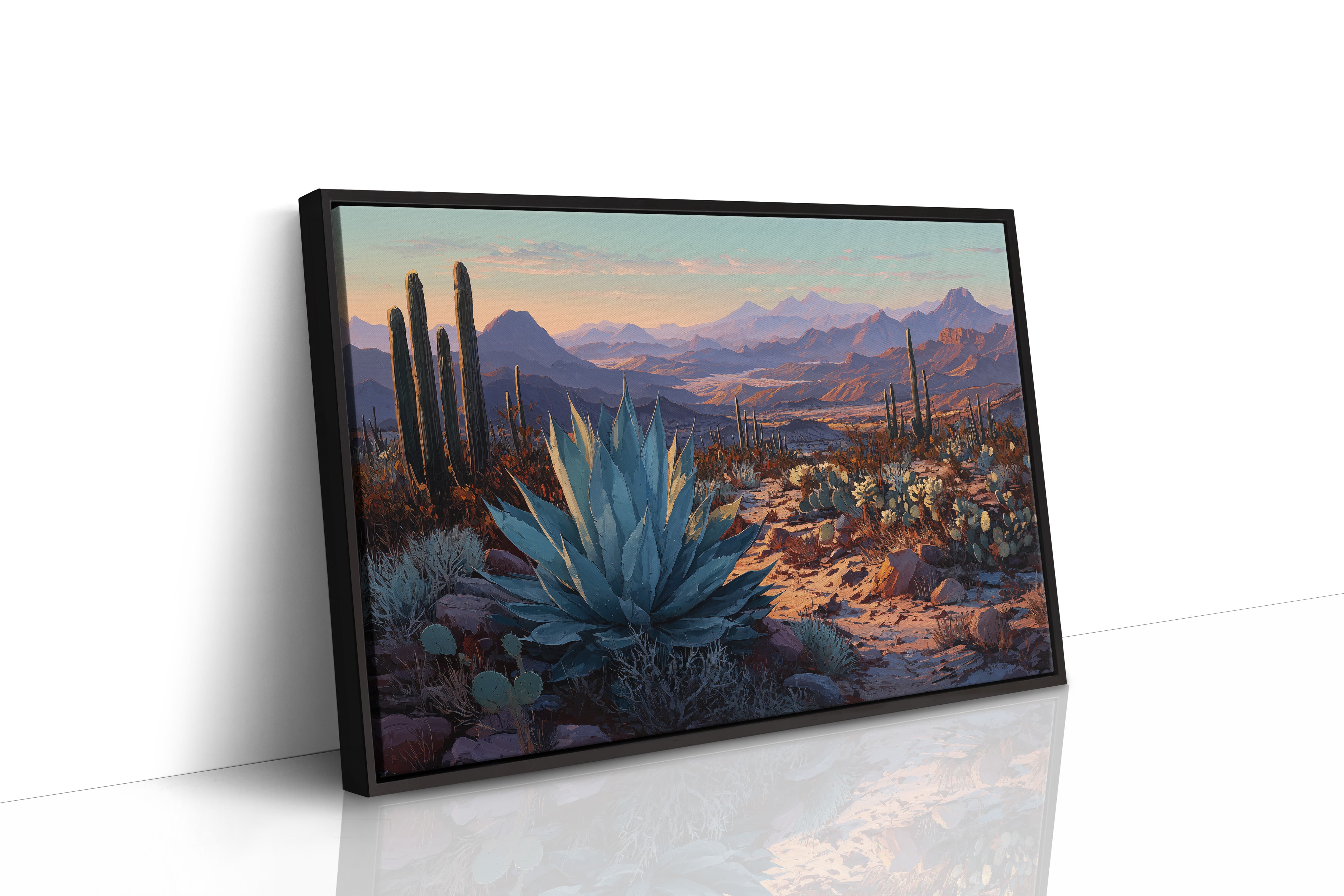 Blue Agave Greets Mountain Dawn