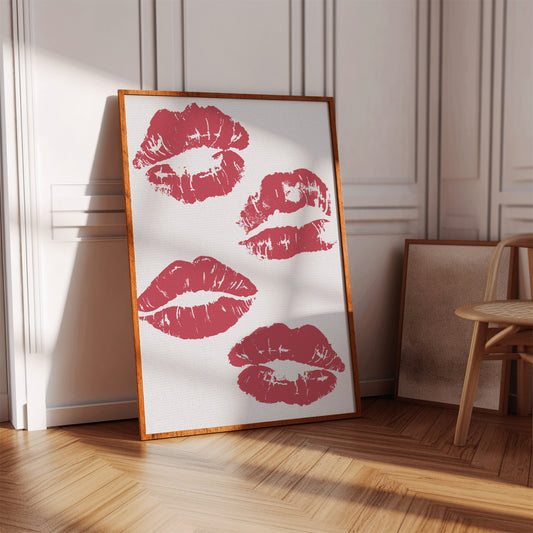 Coral Kisses Paint Modern Romance