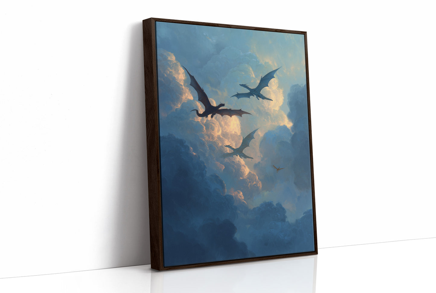 Dragons Soar Through Twilight Skies