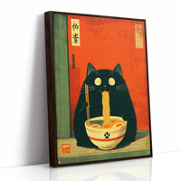 Midnight Ramen With Curious Cat