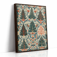 William Morris Style Pine Trees