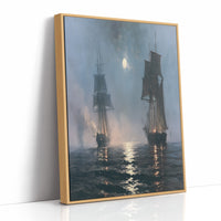 Ghost Ships at Moonrise