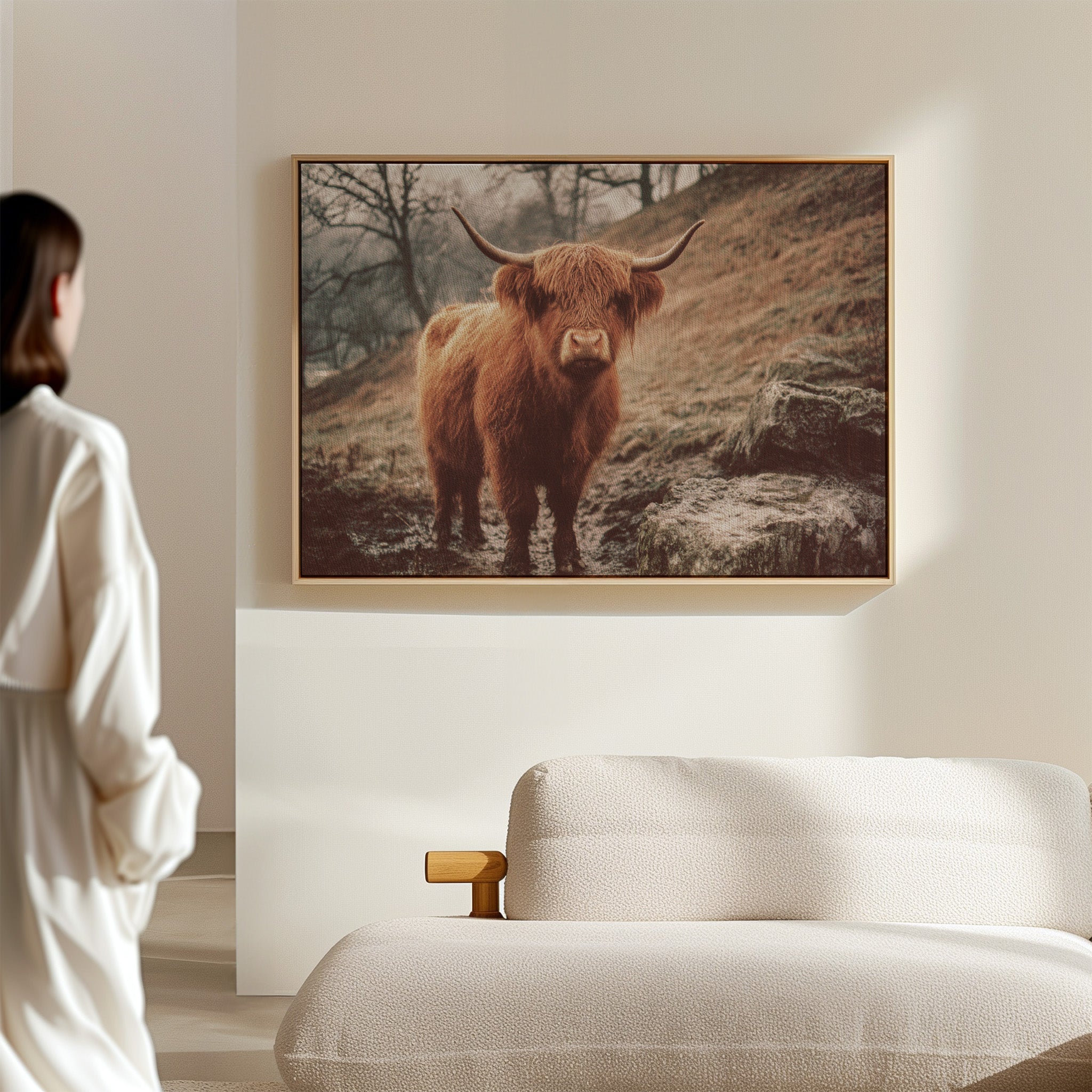 Highland Morning Mist And Stone