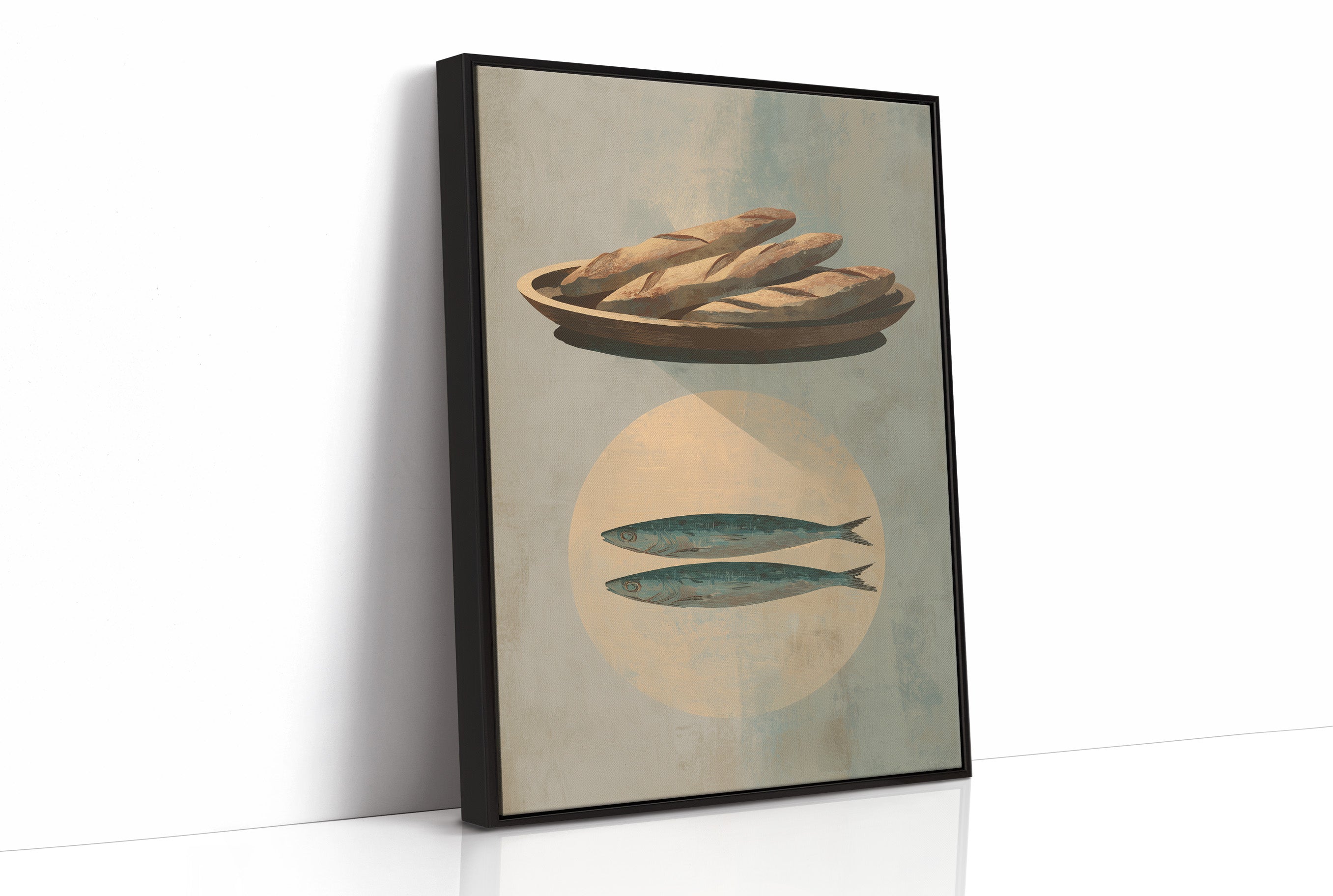 Rustic Feast: Bread and Fish in Harmony