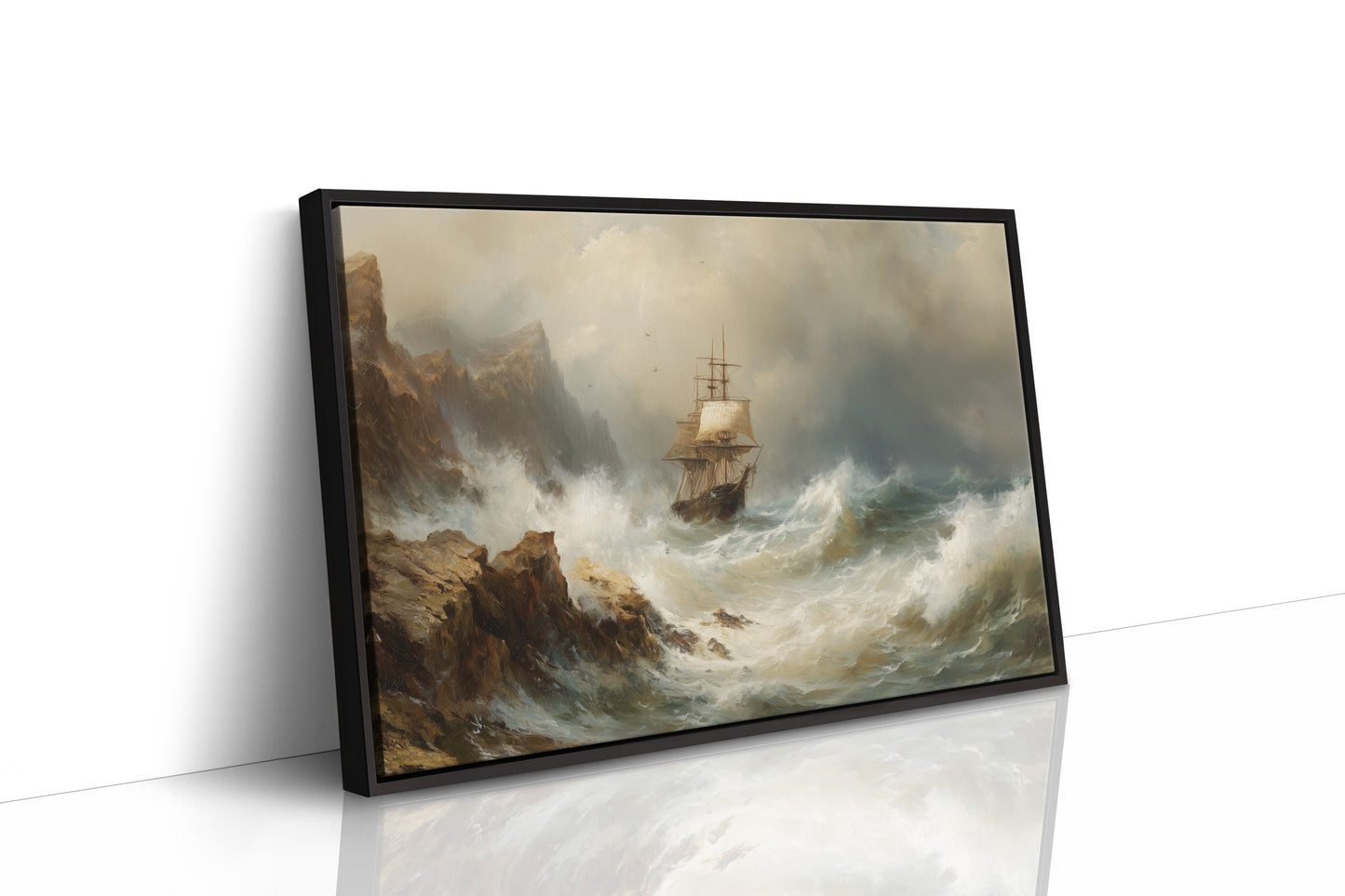 Seafarer's Tale Among Leather Spines