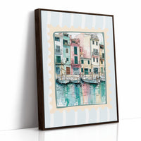 Harbor Stamp, Fishing Boats at Rest