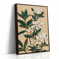 White Lily Botanical Painting