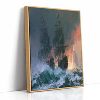 Ship Weathering the Storm