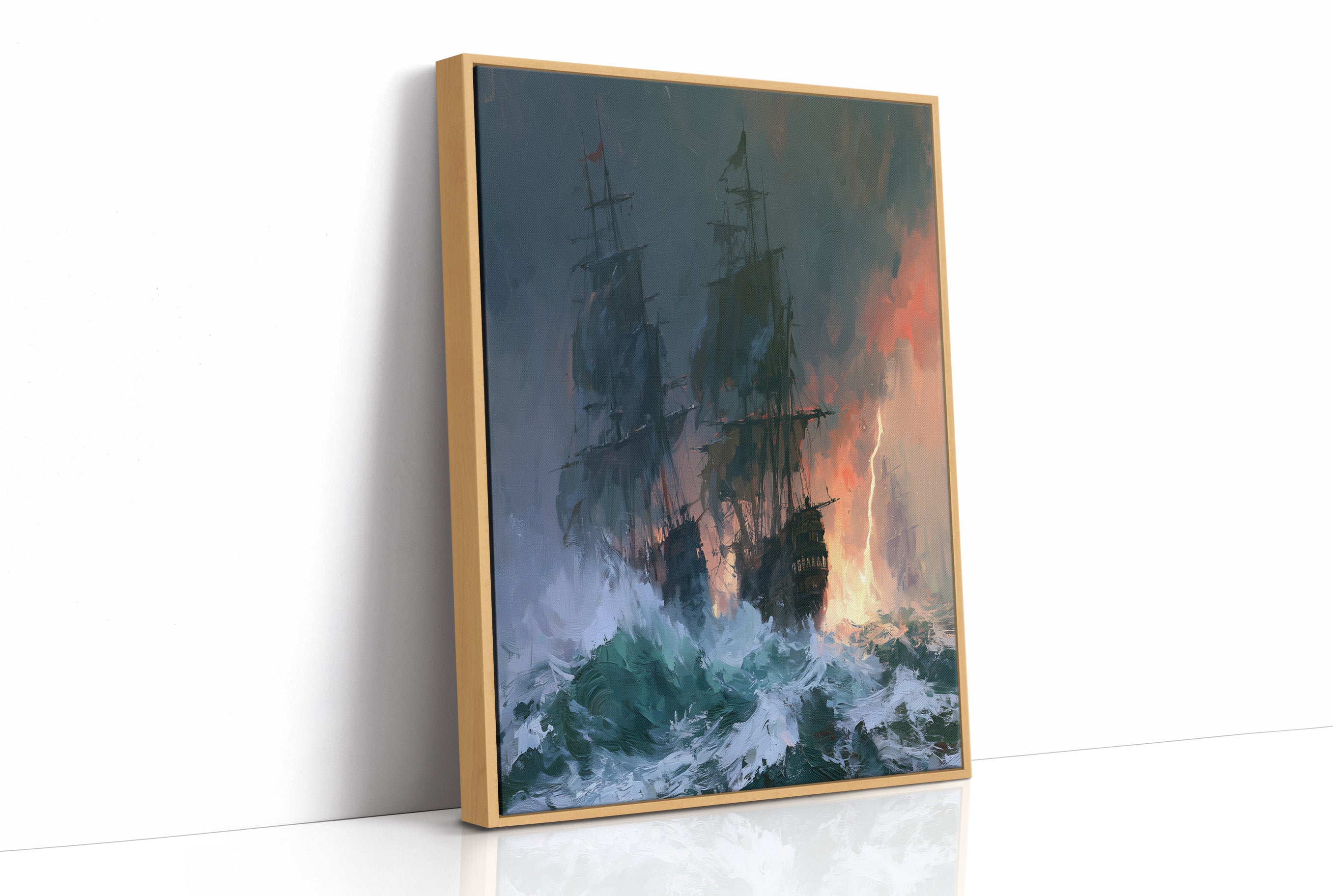 Ship Weathering the Storm