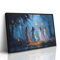 Lanterns Held By Twilight Sisters