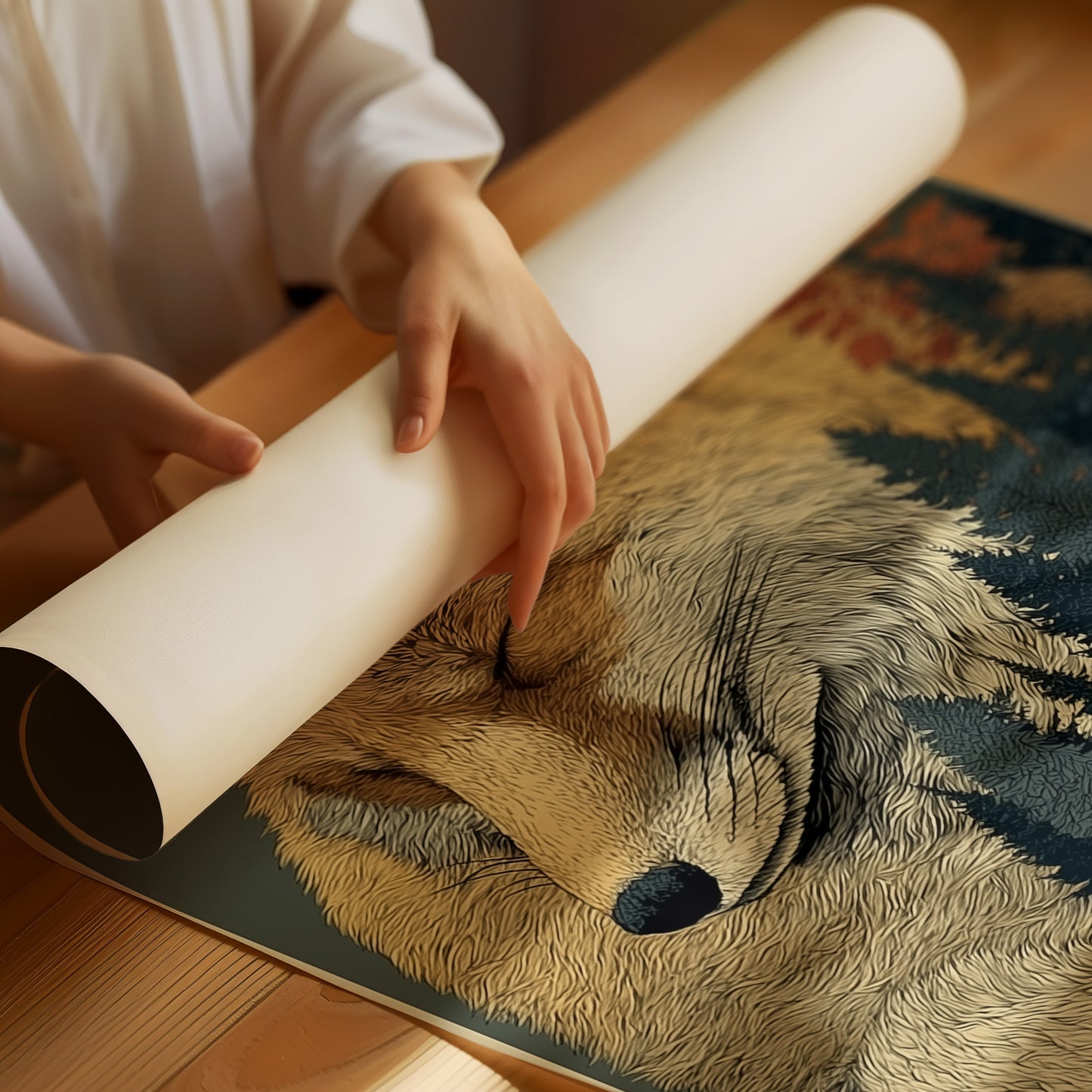 The Forest Dreaming Through the Fox