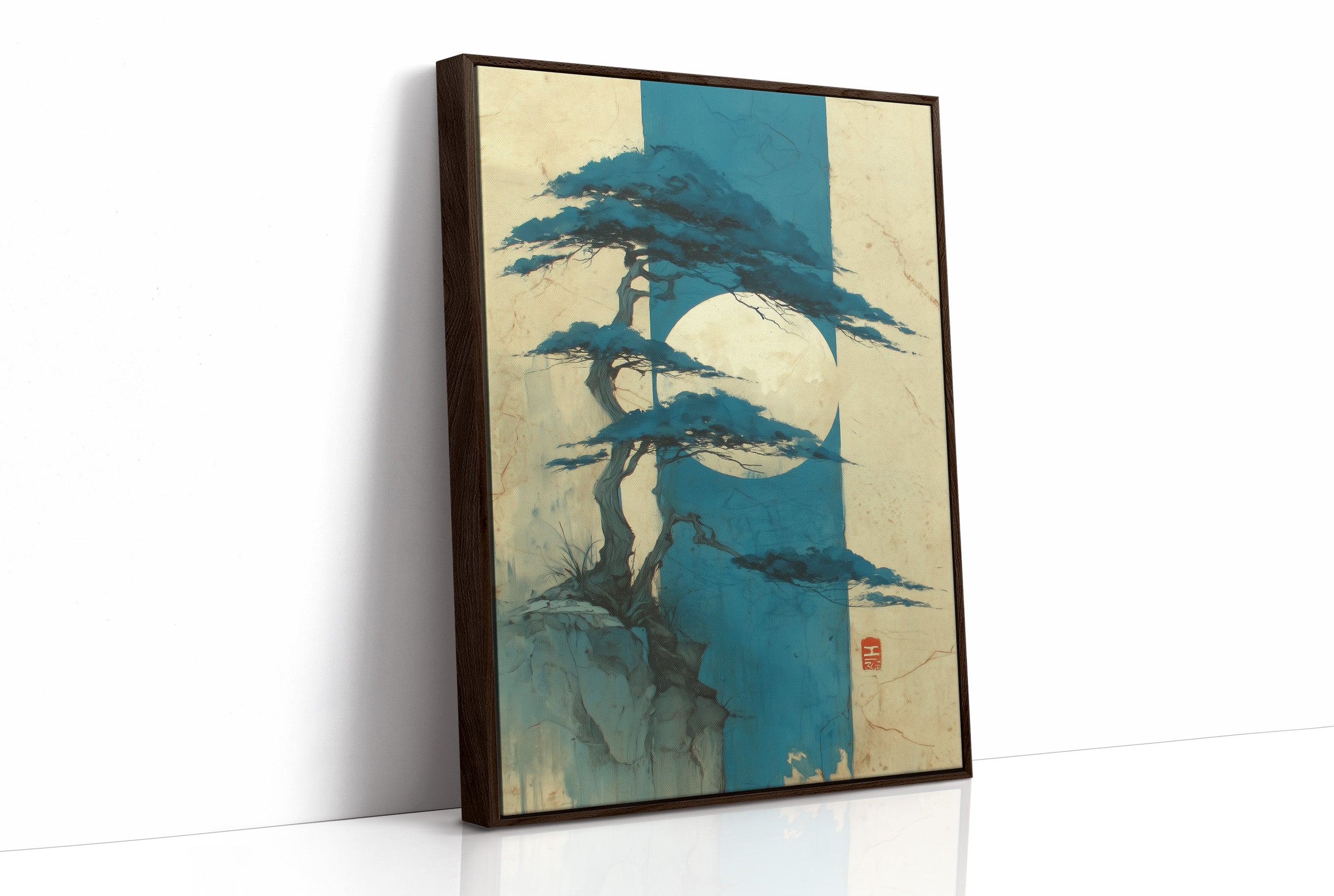 Lone Pine Bends Toward Moonlight