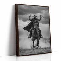 Masked Outlaw at a Full Gallop