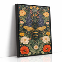 Full Buffet: Bee Among Poppies and Peonies