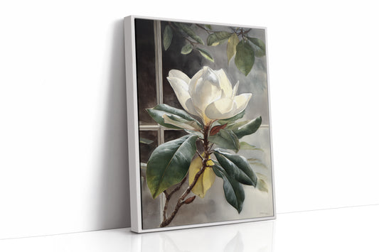 Petals Beneath the Window's Gaze