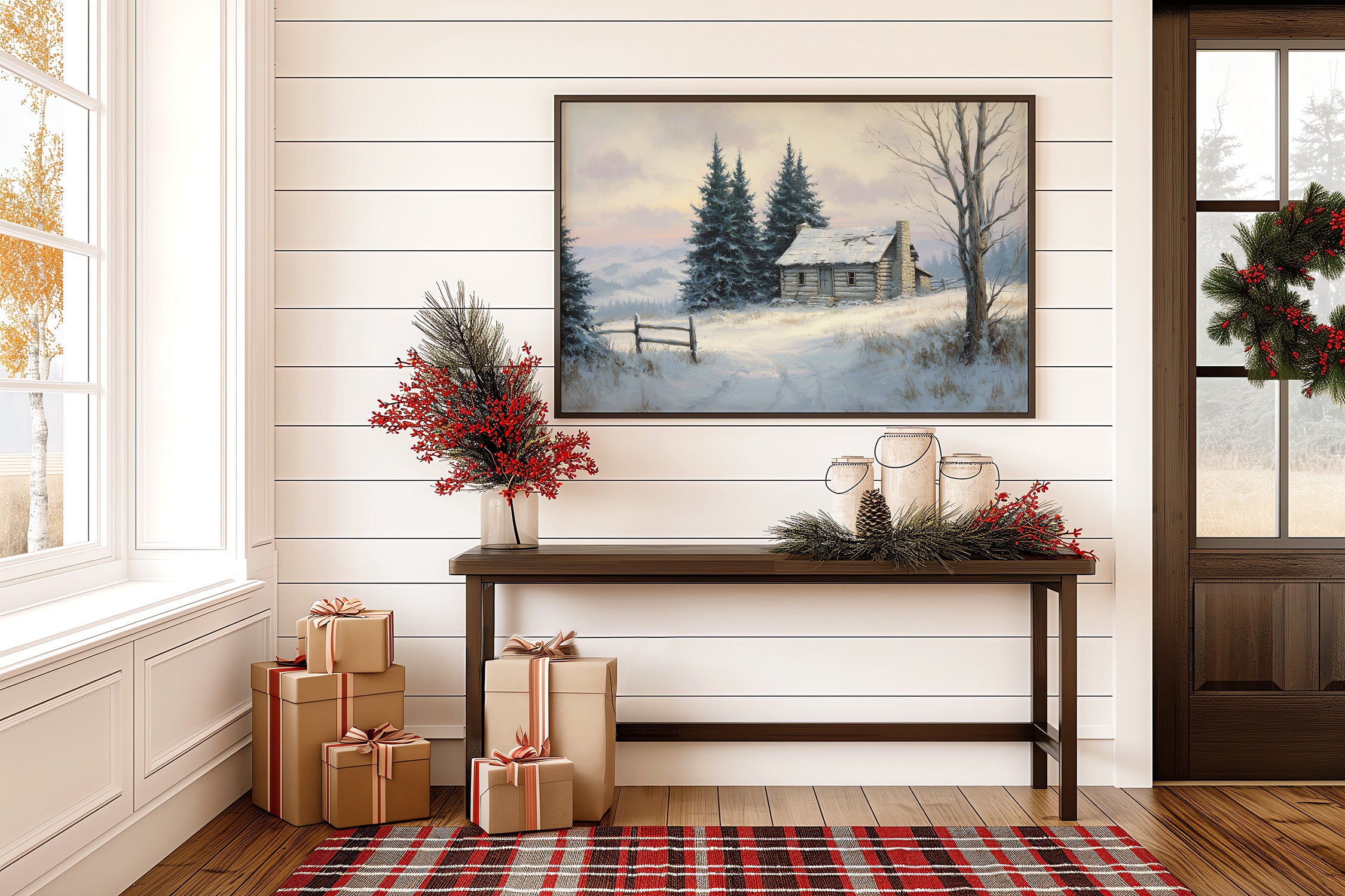 Snow Settles On Mountain Memories