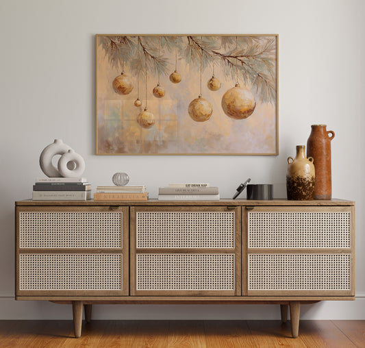 Glistening Orbs of Winter's Embrace