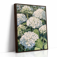 Hydrangea Garden In Full Bloom