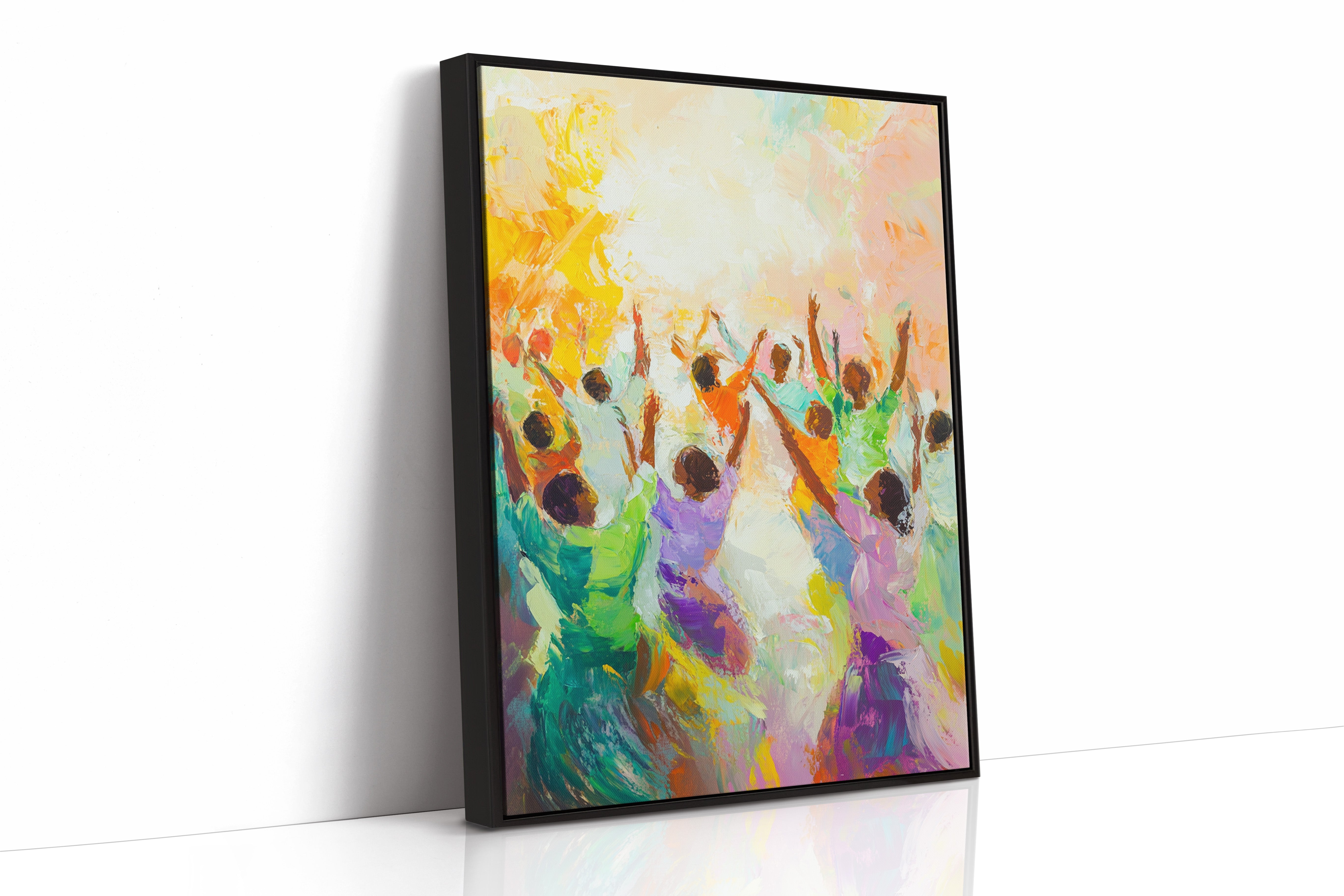 Lifted in Praise and Color