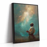Divine Light Breaks Through Turquoise Heavens