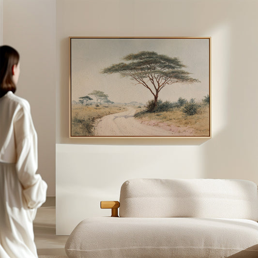 Acacia Bends Over Winding Path