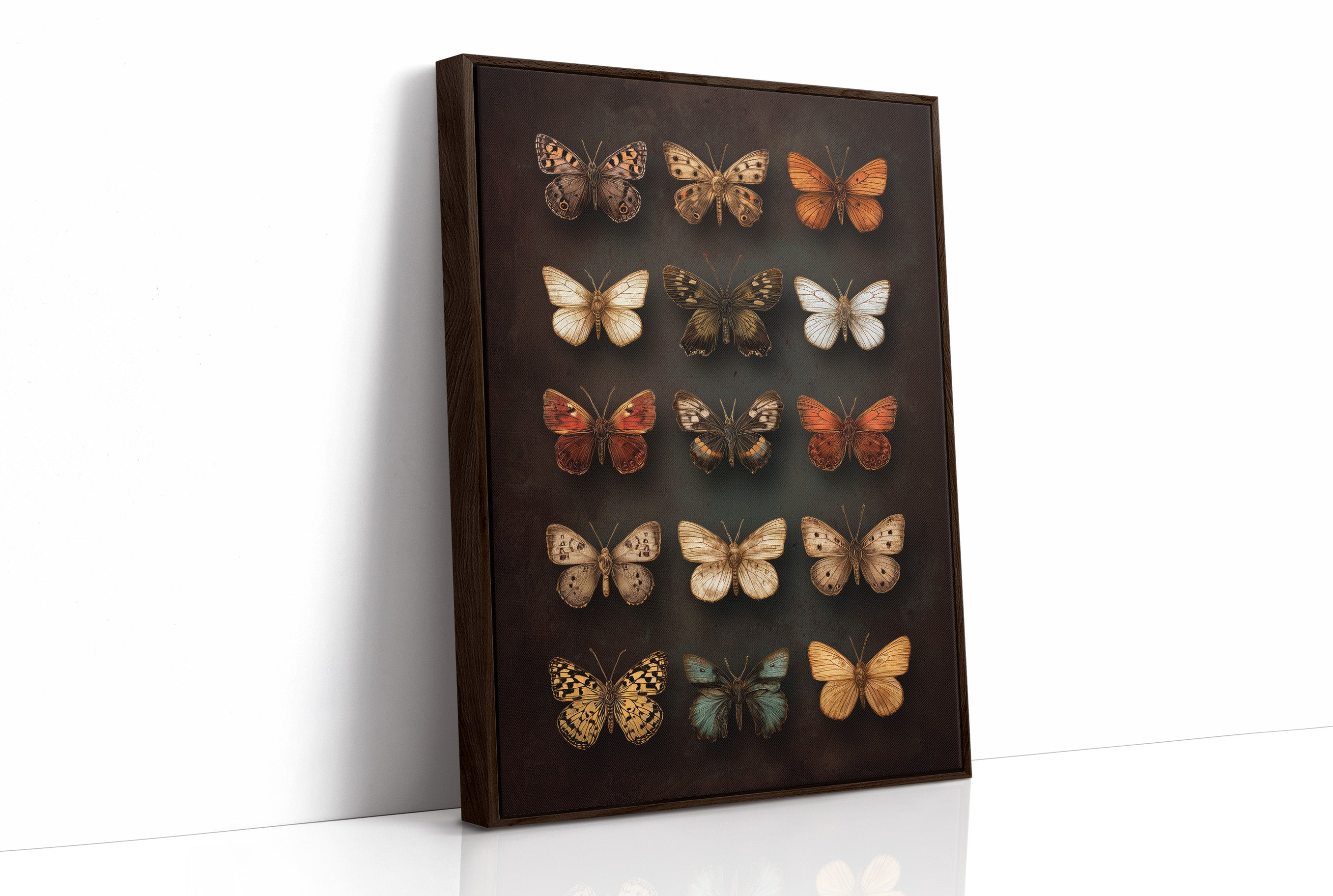 Amber Wings Against Midnight Walls