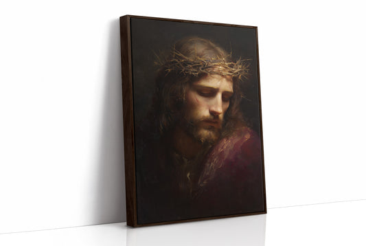 Sacred Art Upon Wooden Rest