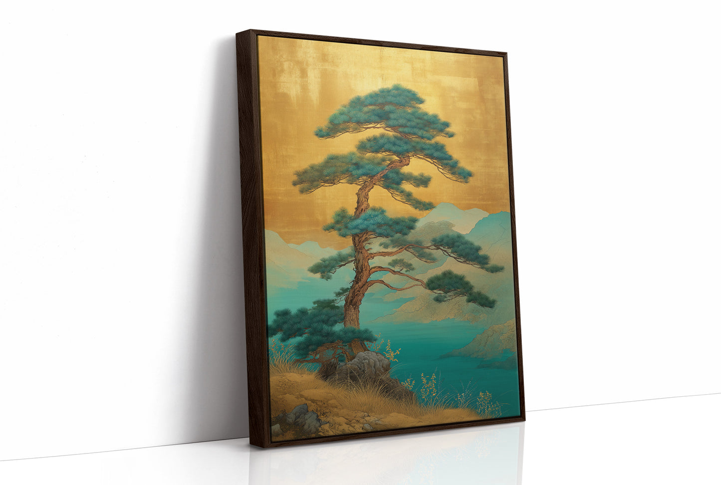 Lone Pine Greets Turquoise Dawn