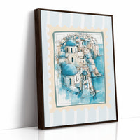 Santorini Blue, Sketched in Stamp