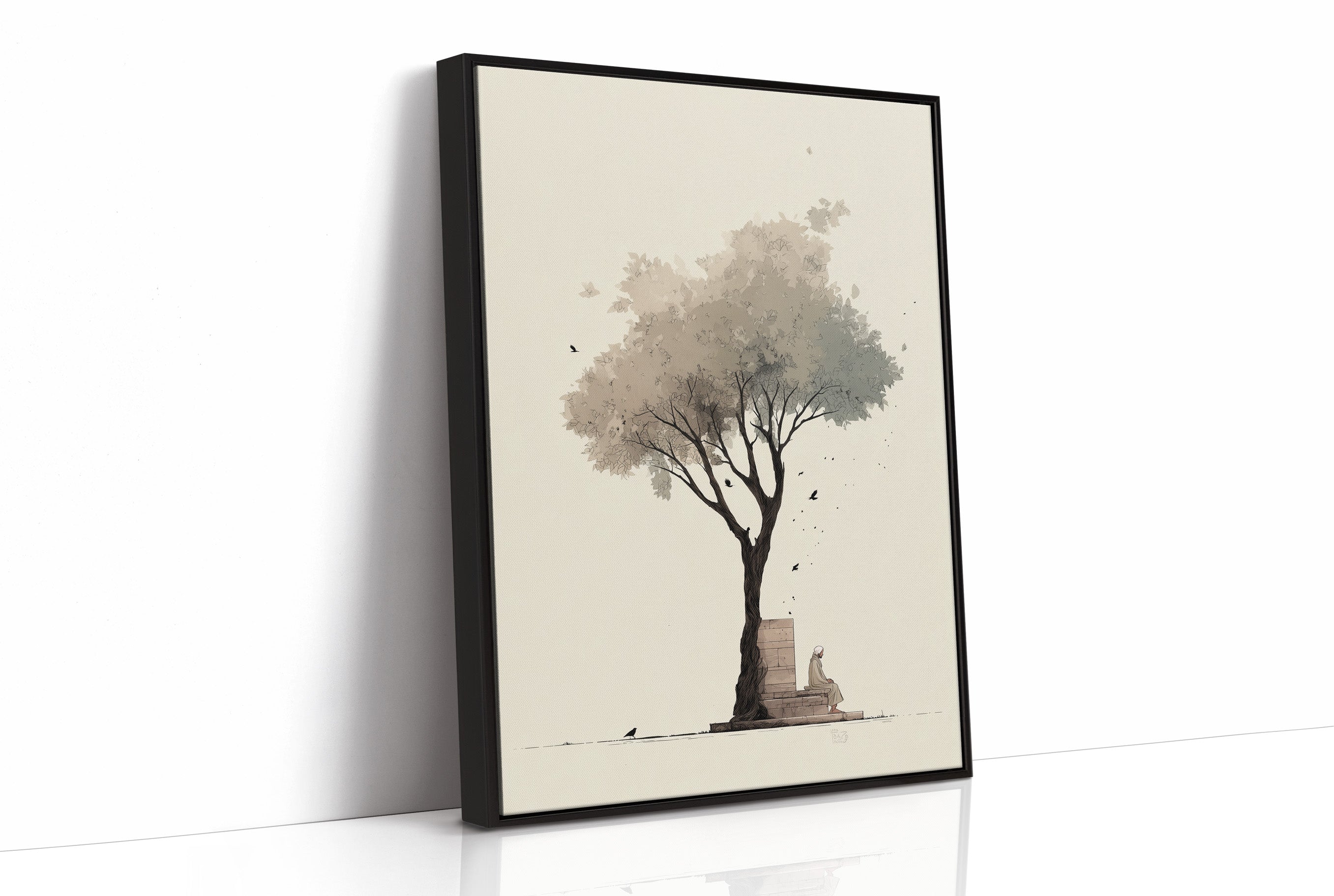 Solitude Beneath Whispering Branches
