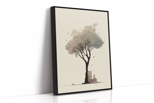 Solitude Beneath Whispering Branches