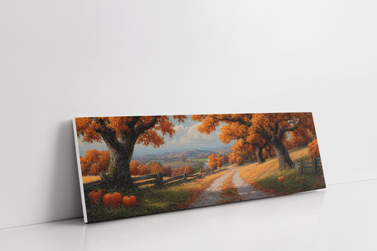 Autumn Harvest Country Road