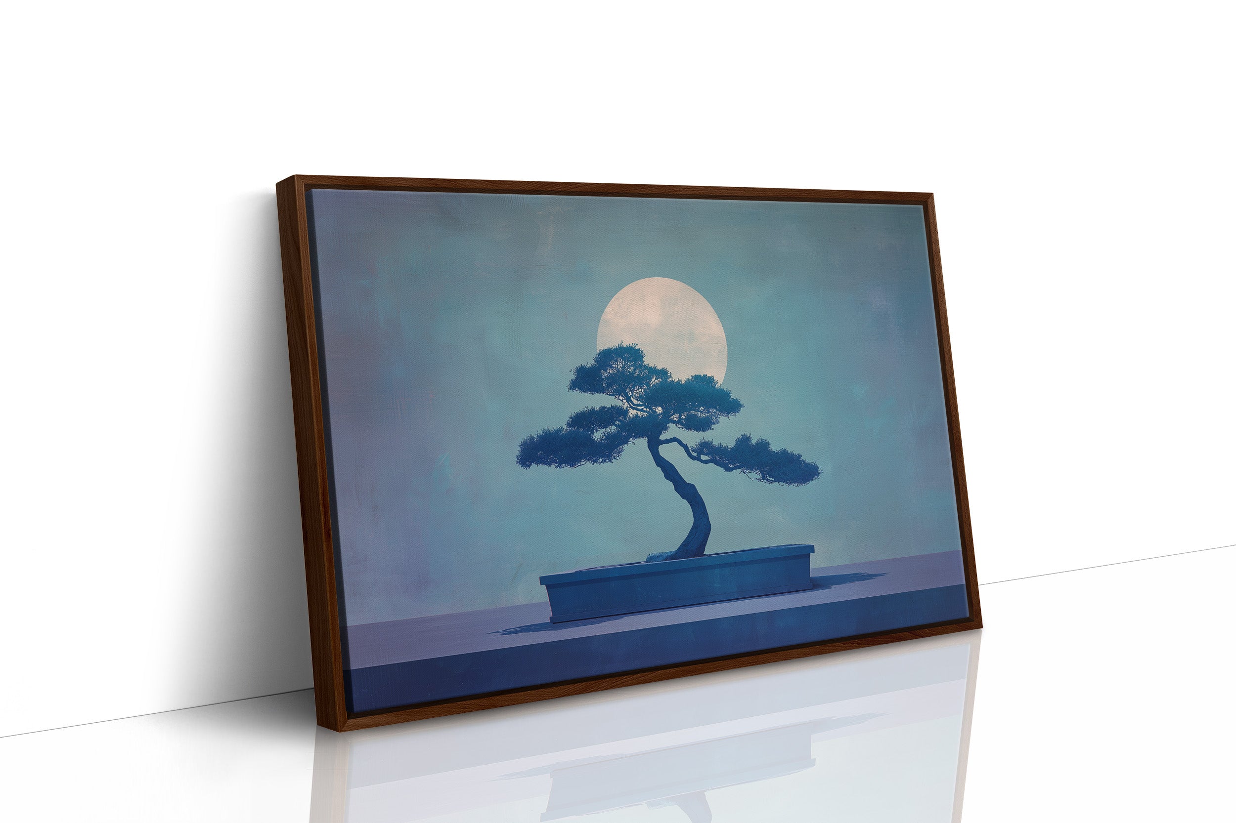 Moonlit Bonsai Whispers Eternal Patience