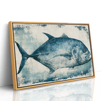 Blue Pompano, Textured Study
