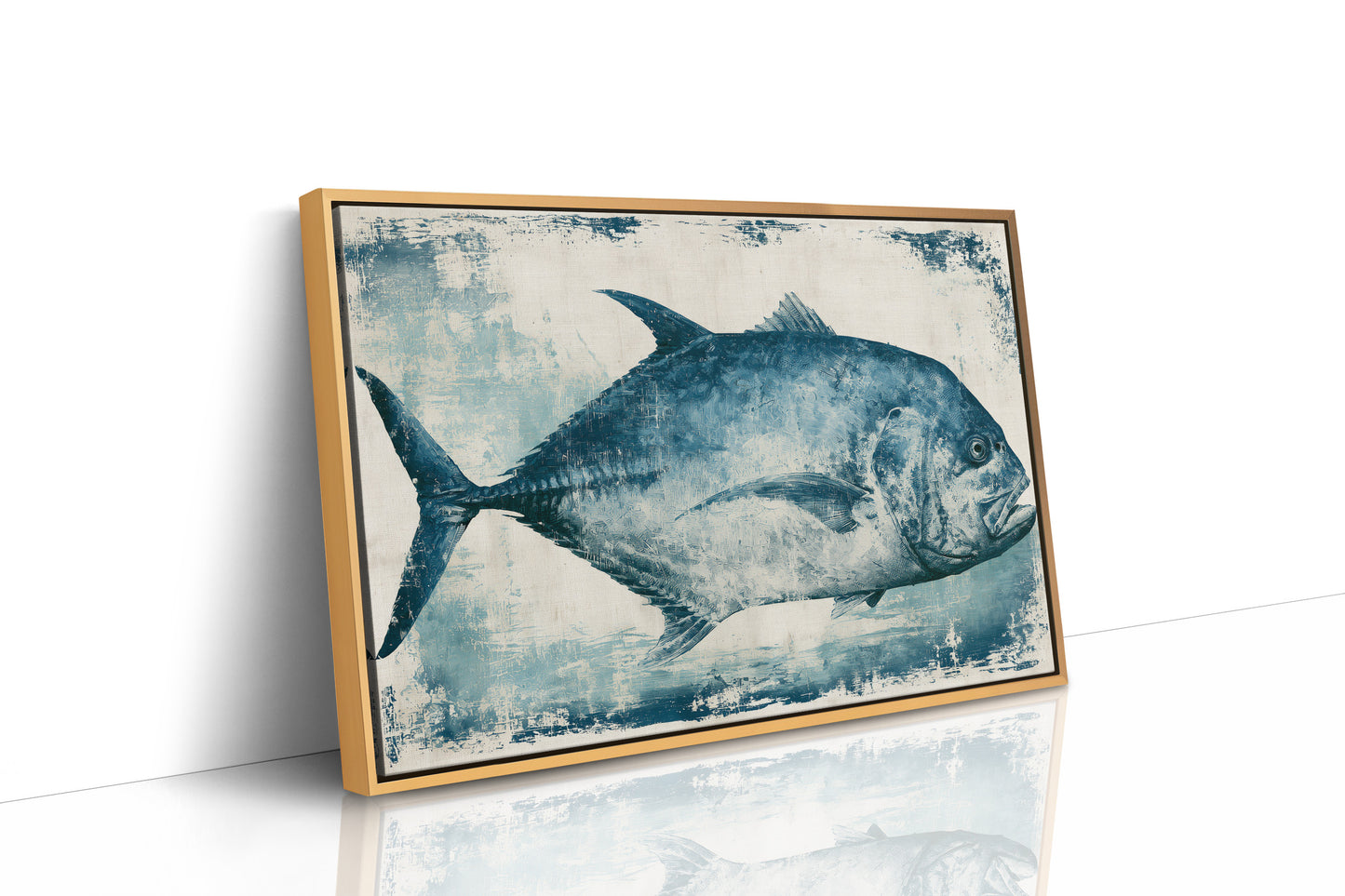 Blue Pompano, Textured Study