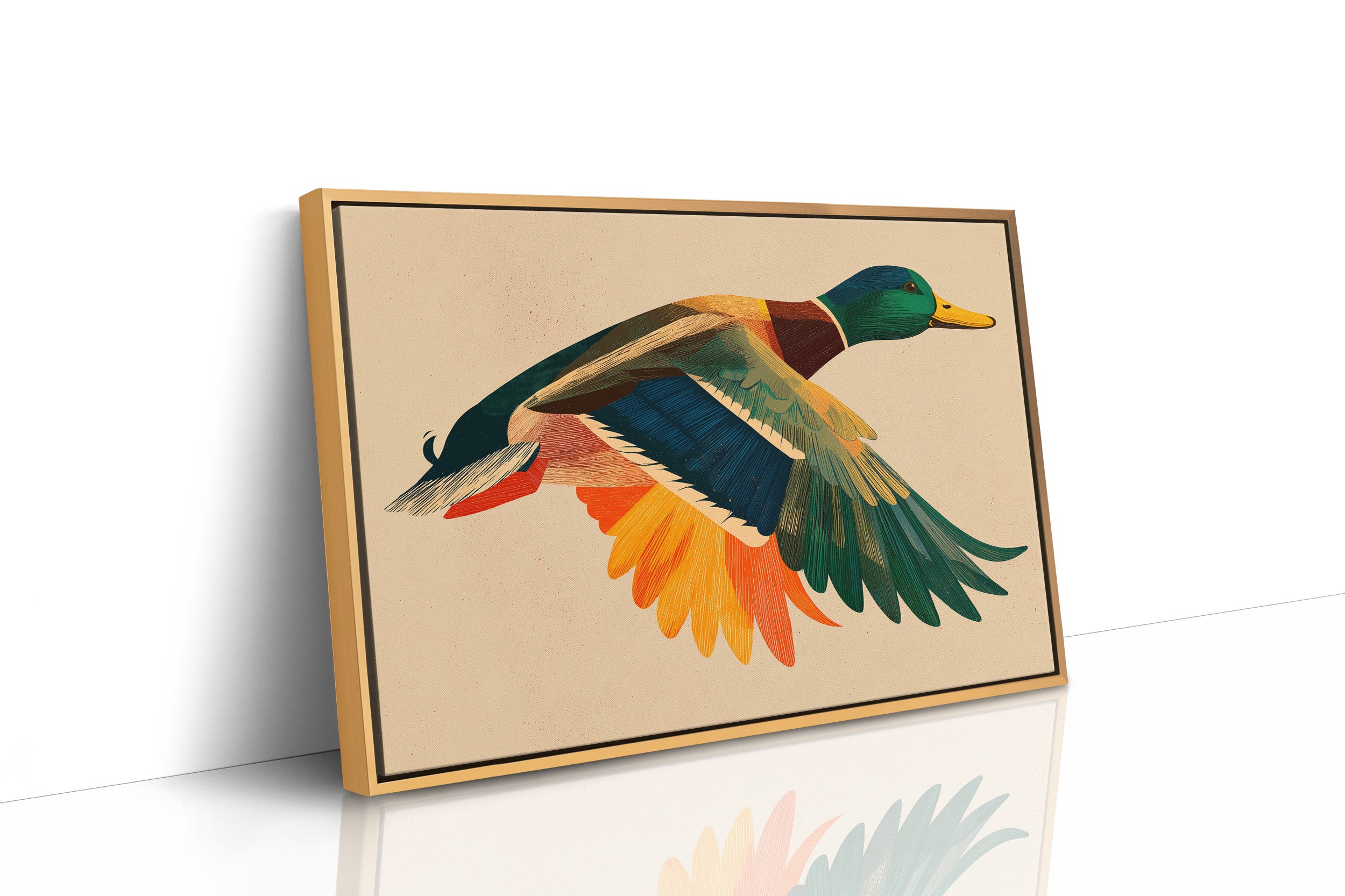 Mallard in Midair