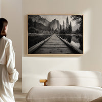 Wooden Path To Mountain Majesty