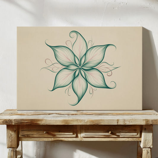 Lotus Lines Draw Morning Light