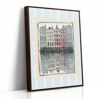 Amsterdam Gables, Stamped in Pastel