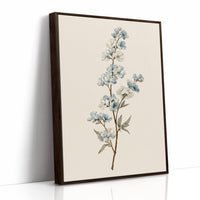 Blossom Branch In Blue And Cream