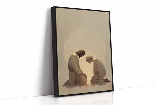 Sacred Moment in Golden Light