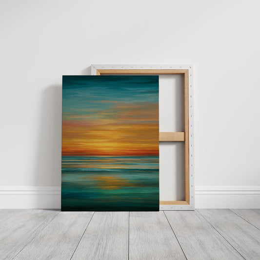 Coastal Horizons Meet Golden Hour