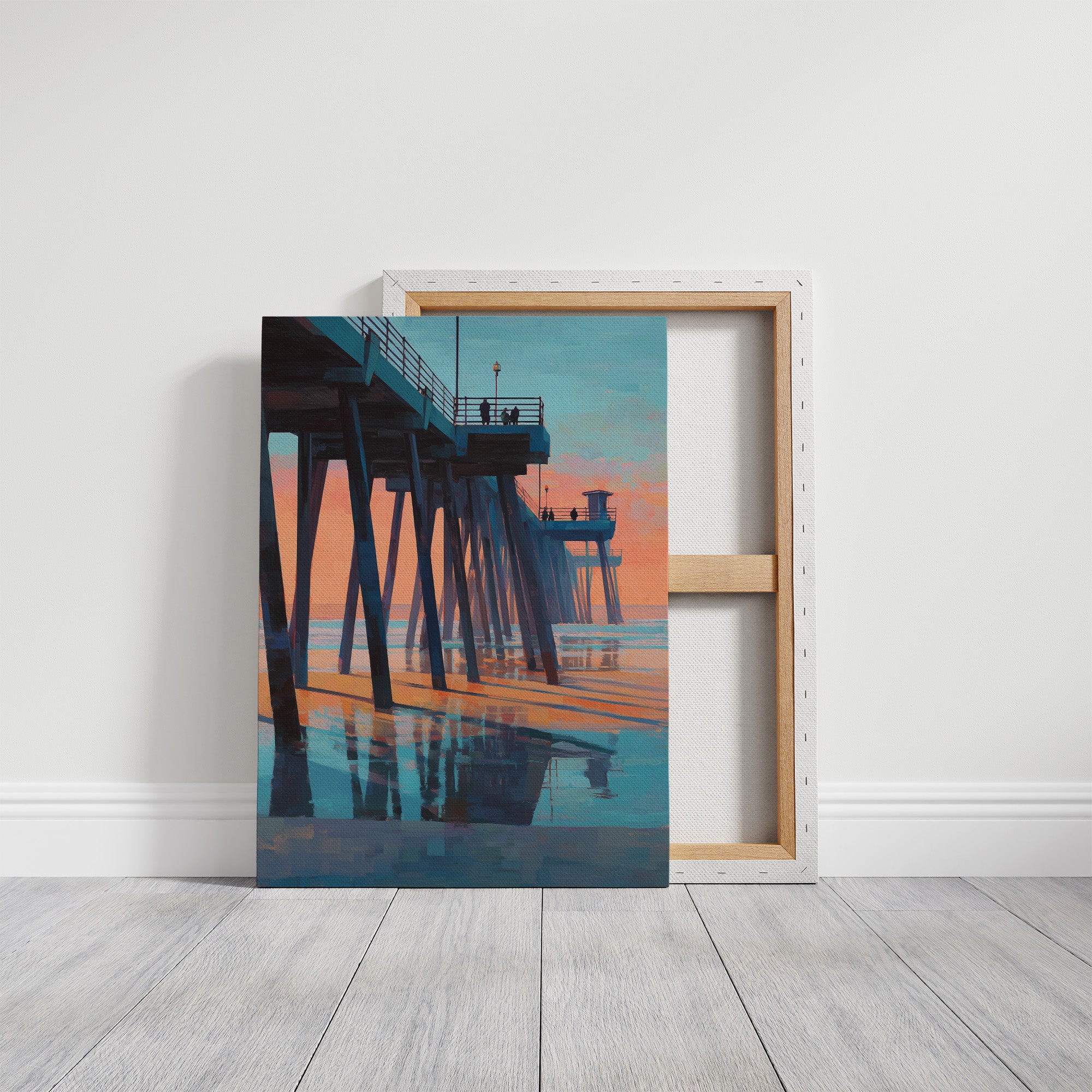 Twilight Whispers Beneath The Pier