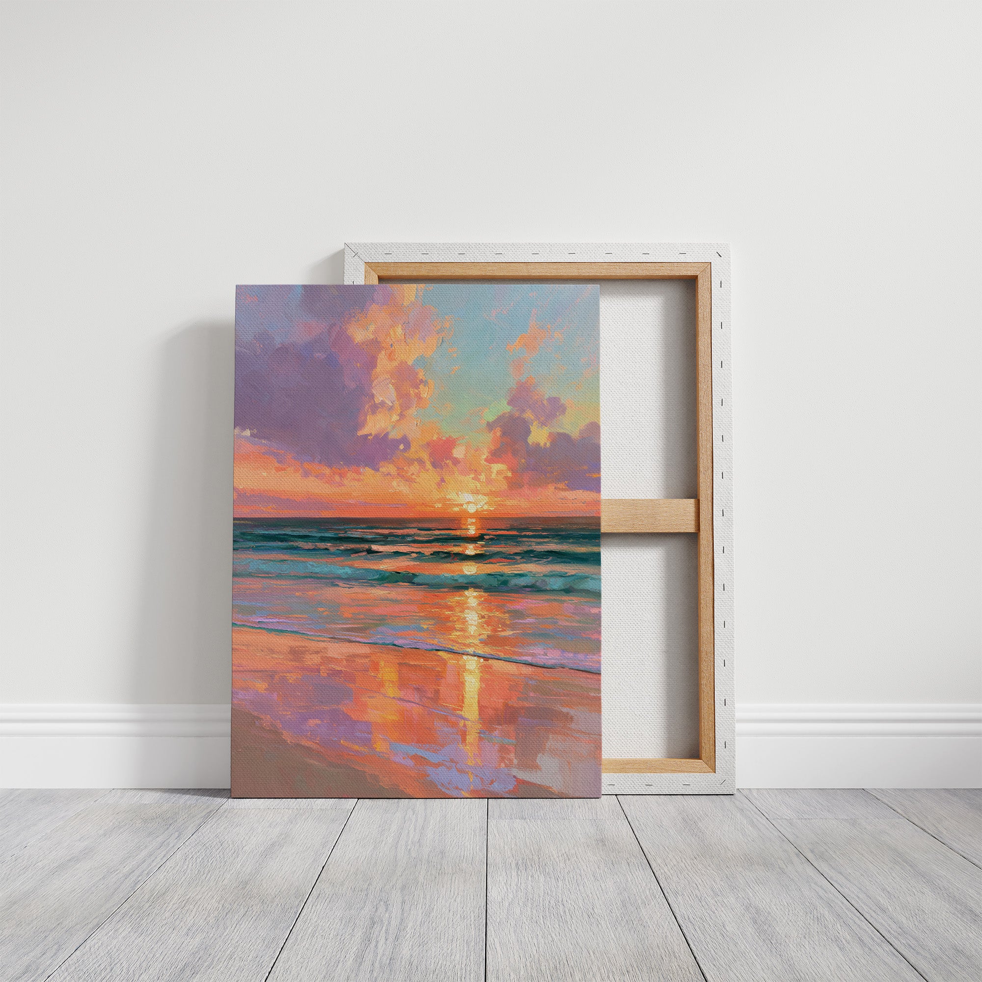 Sky on Fire at the Shore